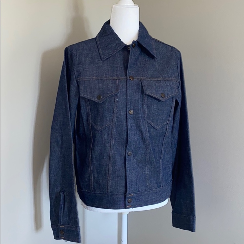 Denim Fashion Jacket, never worn. New with tags.
